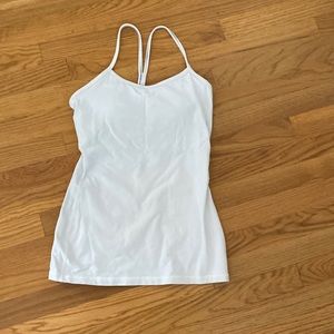 Lululemon white tank top